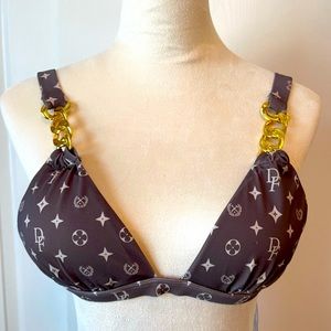 DIXXON women’s Bougie Gold Digger bikini with bucket hat. I have 2 sizes in set